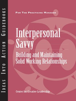 cover image of Interpersonal Savvy